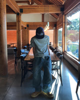 Solid Banding Wide Pants
