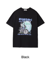 ハディンバイクグラフィック半袖Tシャツ