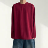 オーク ワッフル ショルダー カット ロングスリーブ Tシャツ