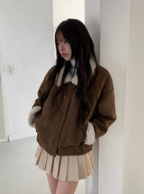 [Fur Lining] ラットウールスエードムスタンジャンパー