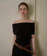 Comfort off-shoulder top_black