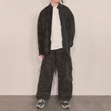 double check deconstructed shirt_black