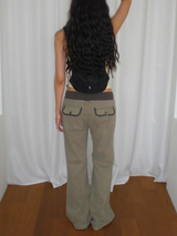 Cady low cotton pants