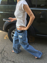 Pocket Washing Denim