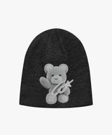 Teddy Symbol Beanie - Charcoal