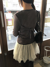 ジェナレイヤーシースルーカラーワンピース