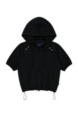 FLOWER EYELET HOOD JACKET