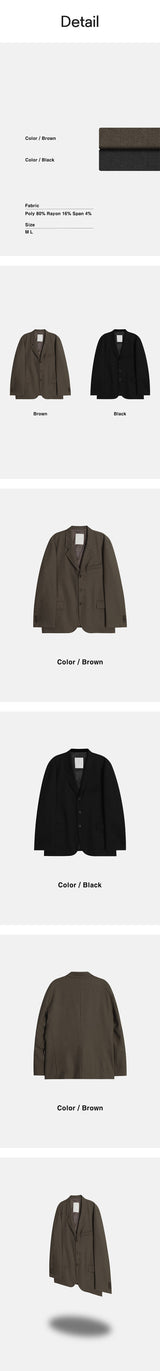 [SET UP possible] マックス3ボタンブレザー(2color)