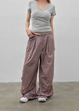 [MADE] Ronisel Nylon Tuck Banding Pants