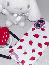 STRAWBERRY MAGSAFE HARD CARD CASE (MATTE)