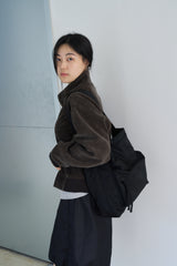 puff pocket padding bag (black)