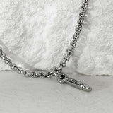 ss-HYPER MICRO bullet necklace_silver