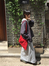 [unisex] ヒダニツーベイストリングウインドブレーカージャンパー