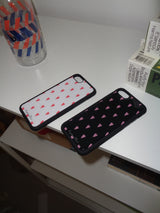 heart epoxy bumper case [white]