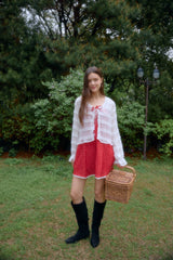 RASCHEL TIERED CARDIGAN JACKET