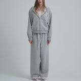 Frill Needle Pants (Grey)