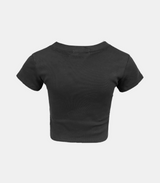 Taglion Rhinestone Crop Tee