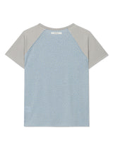 スター コントラスト ラグラン Tシャツ(BLUE)