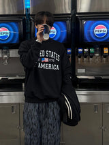 ASCLOアメリカ合衆国スウェットシャツ (4color)