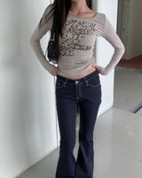 Angel boots cut pants
