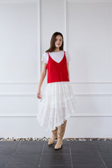 UNBALANCE HEMLINE SKIRT