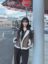[MADE/UNISEX] buckle high neck mustang crack.ver