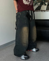 TC Patch Work Banding Denim Pants (3C)
