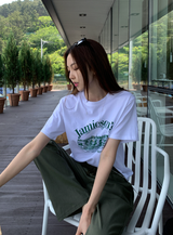 アンディハウスレタリング半袖Tシャツ / 3 colors