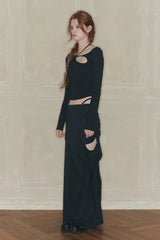 ORCHID TOP black