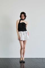 ELFIN SCARF TOP / BLACK