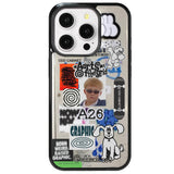 Hip Sticker Collage Epoxy Bumper iPhone Case