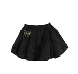 Dusty layered mini skirt
