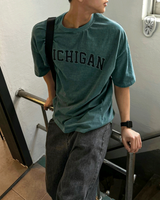 Washed Michigan Short Sleeve Tee