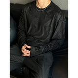 【UNISEX】ベルベットストライプロングスリーブ（3色）