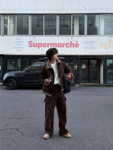 LMN Martin Suede Wool Sheepskin Jacket (2 colors)
