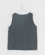 Libe Vintage Button Layered Sleeveless
