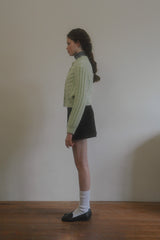 Nutty cable cardigan_mint
