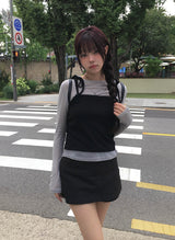 Nobe コットンミニスカートパンツ