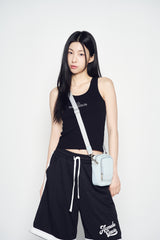 25SS ESSENTIAL DENIM MINI CROSS BAG LIGHT BLUE