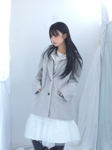 Hairy cream jacket