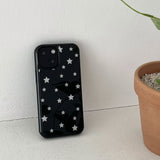 star glossy glass bumper case