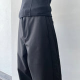 Panel Line Wide Trousers