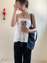 pattern string sleeveless
