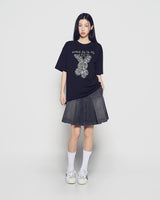 25FW ガーデンファジーラビット半袖Tシャツ