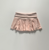 Pinia low-waist flare skirt (light pink)