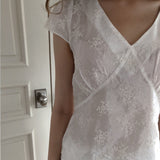 Jacquard floral blouse