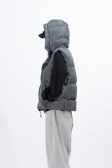 Andra Wrinkle Hood Padded Vest