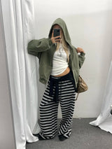 [MADE] Petty Washed Quilted Hooded Zip-Up (2 oz)