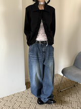フリルクロップジャケット