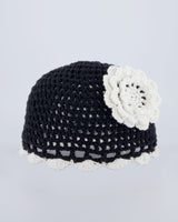 【MADE】Doyoubi Dimanche PeppoBBeBBo knitted beanie[Black/White]